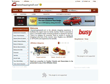 Tablet Screenshot of ghanashoppingmall.com